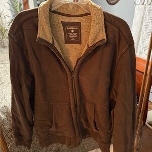 NWT Ruff Hewn Chocolate Brown Fleece Jacket
